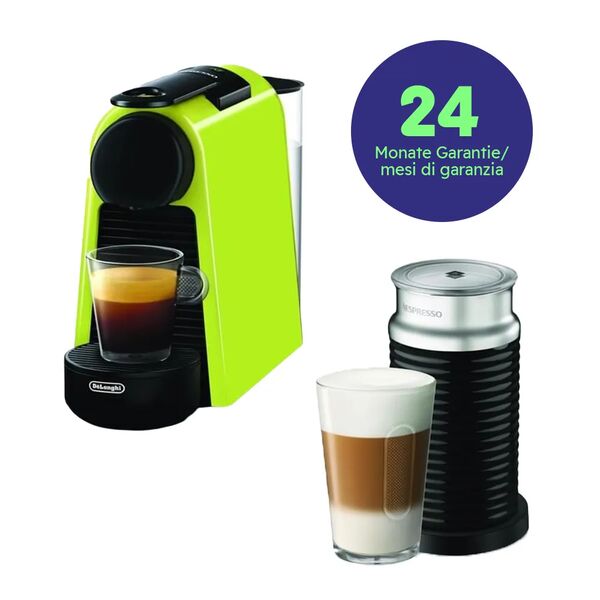 De'Longhi EN 85.LAE Essenza Mini + Nespresso Milk Frother | 24-month manufacturer's warranty | green 1