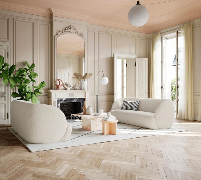 Design-Award-Winning Paula canapé 2 places Maya Cream | blanc, image 4 of 4