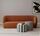 Design-Award-Winning Paula sofa 3-sjedalo Moss Rust | Narančasta, thumbnail 3 of 4