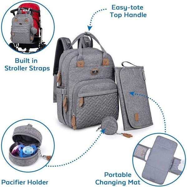 Dikaslon Wickelrucksack | grijs 2