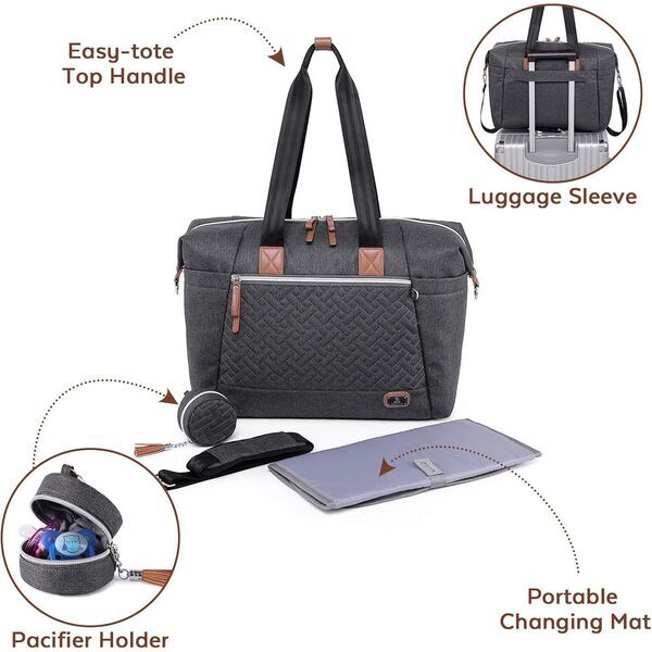 Dikaslon Wickeltasche | cinzento escuro 2