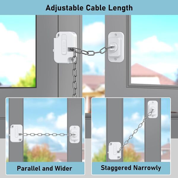 Dioxide Fenster-Kindersicherung | grey/white 3