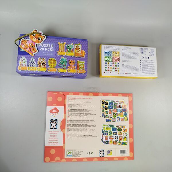 Djeco Lernspiel-Set – Puzzle & Magnete | multicolored 2