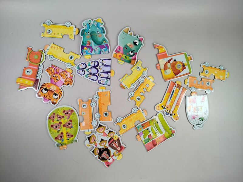 Djeco Lernspiel-Set – Puzzle & Magnete | multicolored 5