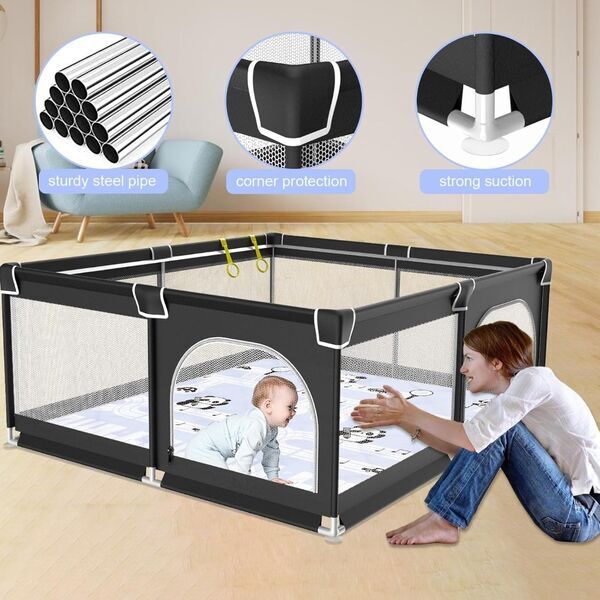 Djedjeo Laufgitter | schwarz 2