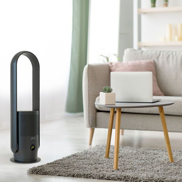 djive Flowmate ARC Casual 2in1 Ventilator und Luftreiniger | Metallic Grey 4
