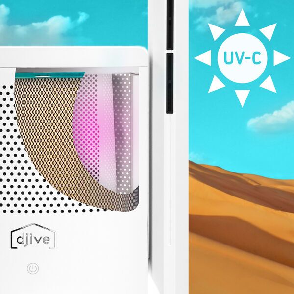 djive Flowmate ARC Heater 3in1 Luftreiniger, Heizlüfter und Ventilator | Clean White 5