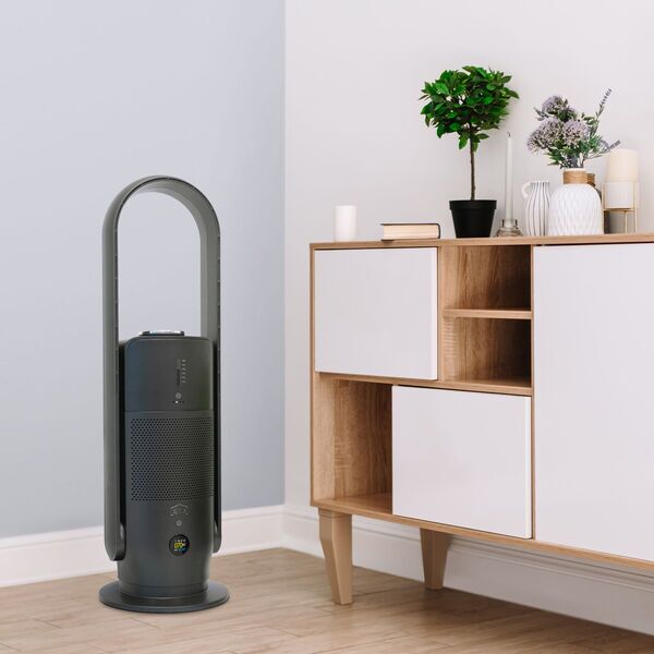 djive Flowmate ARC Humidifier 3in1 Luftreiniger, Luftbefeuchter und Ventilator | Metallic Grey 5