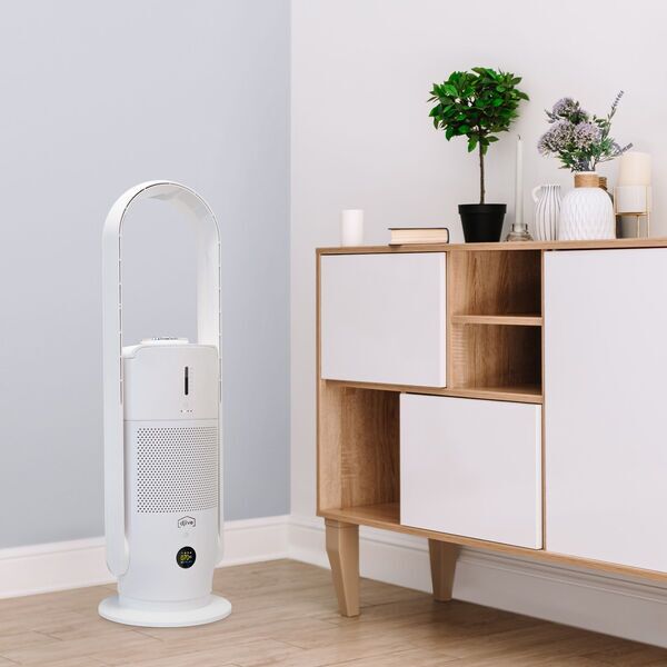 djive Flowmate ARC Humidifier 3in1 -ilmanpuhdistin, ilmankostutin ja tuuletin | Clean White 5