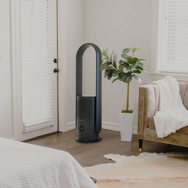 djive Flowmate ARC Portable 2in1 kabelloser Akku-Ventilator & Luftreiniger | Metallic Grey 4