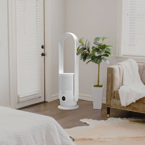 djive Flowmate ARC Portable 2in1 kabelloser Akku-Ventilator & Luftreiniger | Clean White 4