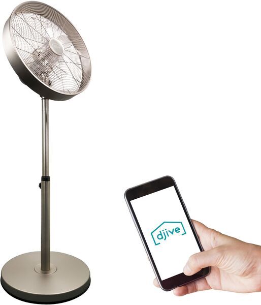 djive Flowmate Classic 120 Standventilator | silber