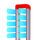 djive Flowmate Tower one Ventilatore e purificatore d'aria | rosso thumbnail 3/5