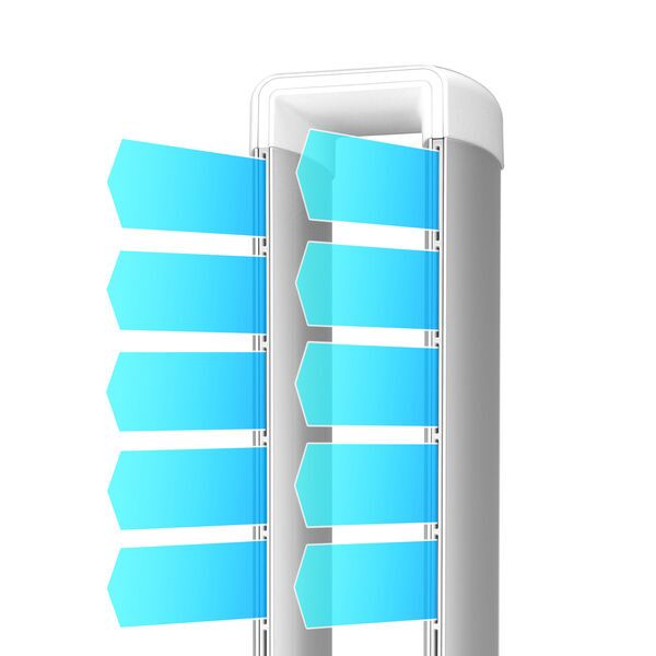 djive Flowmate Tower one ventilátor a čistička vzduchu | bílá 4