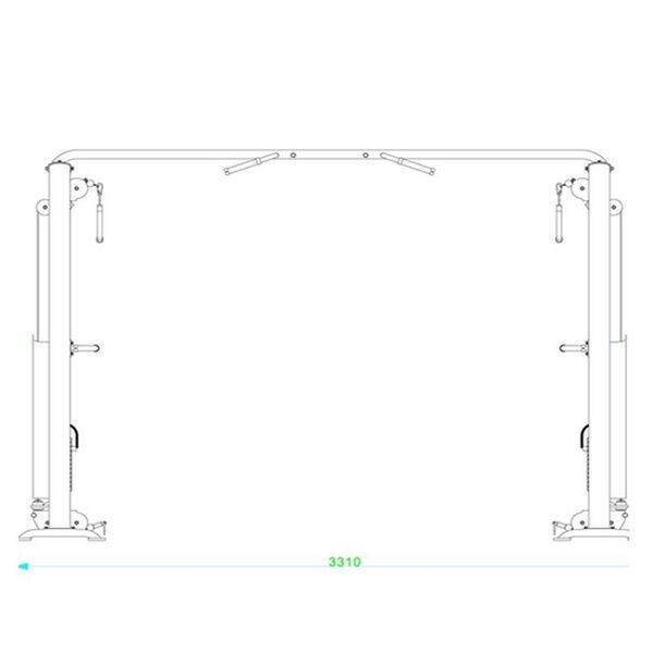 DKN Force2Go Line Cable Cross Over | schwarz 4