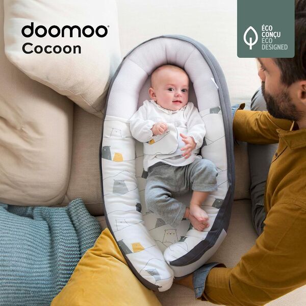Doomoo Cocoon Bettverkleinerer | siva, image 3 of 3