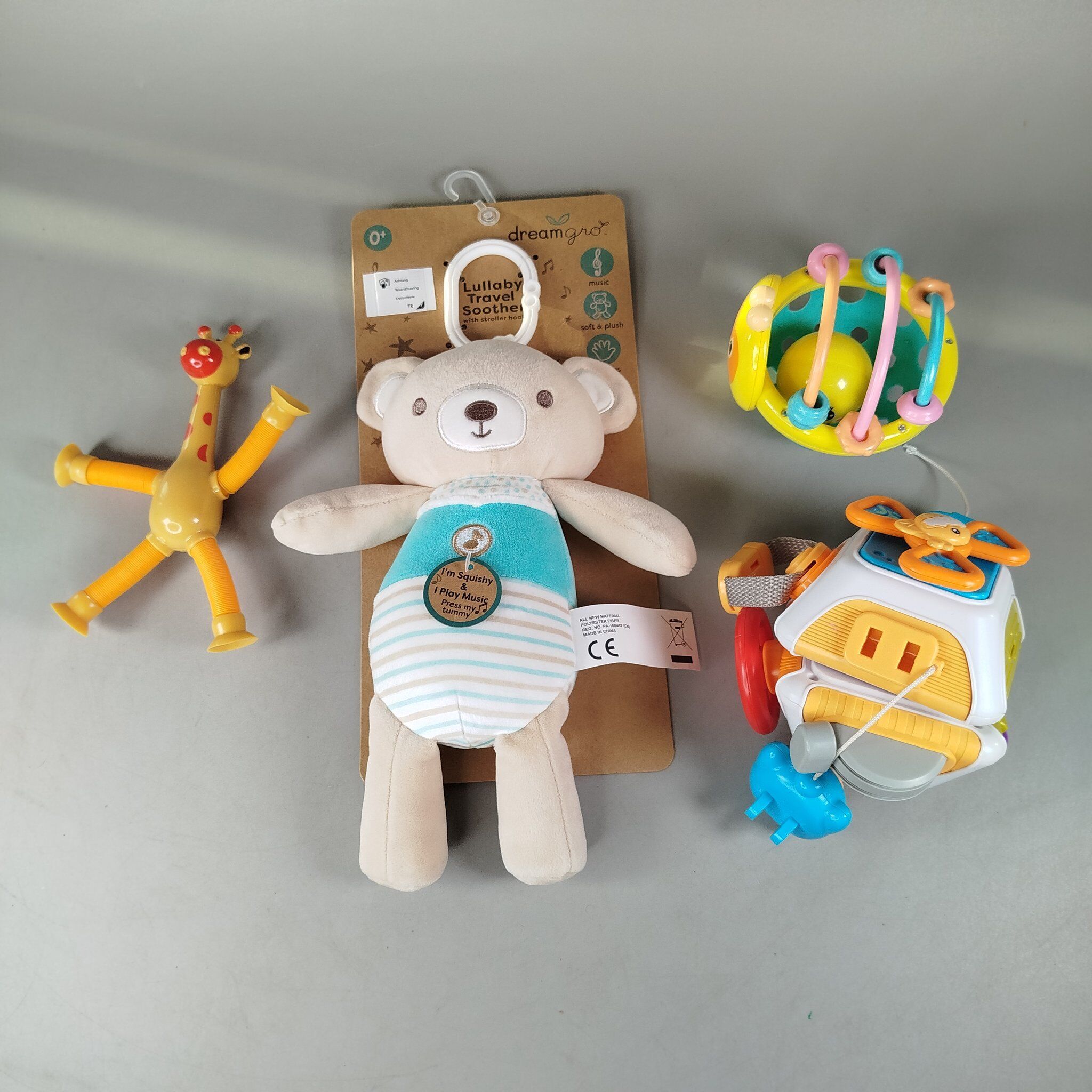 Dreamgro Bundle Plüschbär & Lernspielzeuge