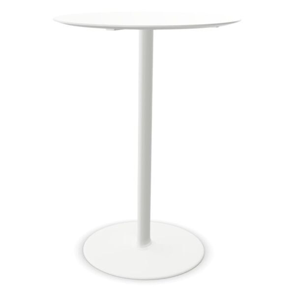 Dual BM4376 Bartisch Aluminum white Ø 70cm 112cm height | white, image 1 of 2