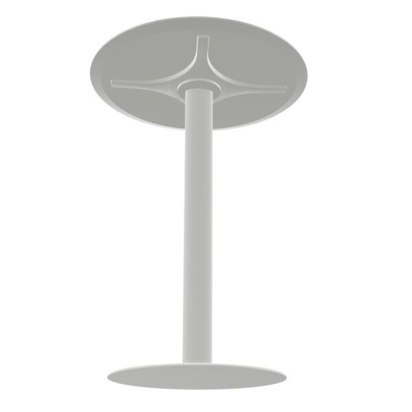 Dual BM4376 Bartisch Aluminum white Ø 70cm 112cm height | white, image 2 of 2