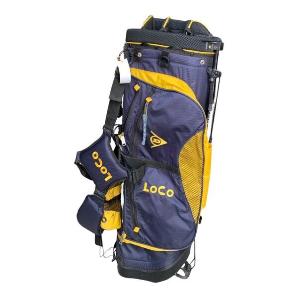 Dunlop Loco Golf Bag | schwarz/orange | 6-Way 4