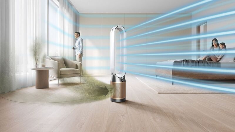 Dyson Purifier Cool Formaldehyde™ TP09 luchtzuiveraar | wit/goud 3
