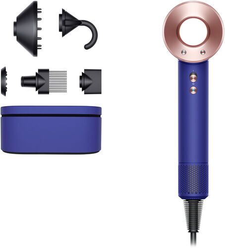 Som Ny: Dyson Supersonic Hårtork | Presentutgåva | violett blå/rosé