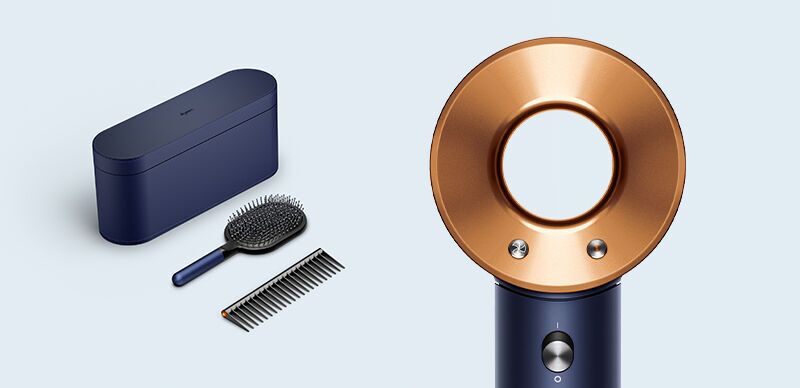 Dyson Supersonic™ Haartrockner | Geschenkedition inkl. Bürstenset | nachtblau/kupfer 3
