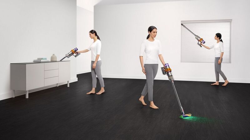 Dyson V15 Detect Absolute kädessä pidettävä akkuimuri (369535-02) | keltainen/nikkeli 2