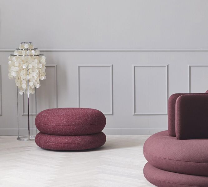 Easy footstool Hallingdal 0687 red | red, image 1 of 3