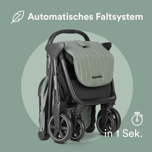 Easywalker Jackey² rattaat | vihreä, image 2 of 3