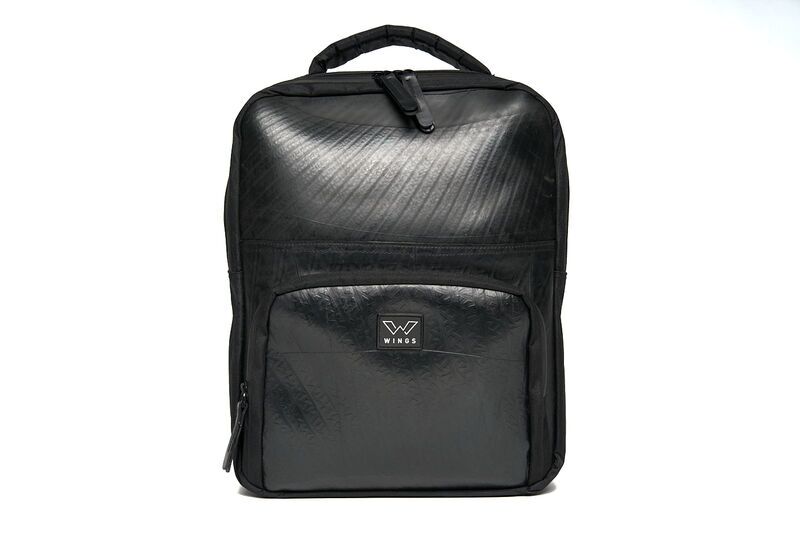 Ecowings Funky Falcon Recycled Backpack | black 1