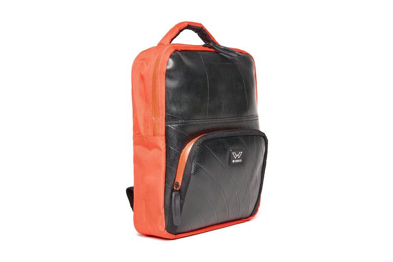 Ecowings Funky Falcon Mochila reciclada | laranja 2