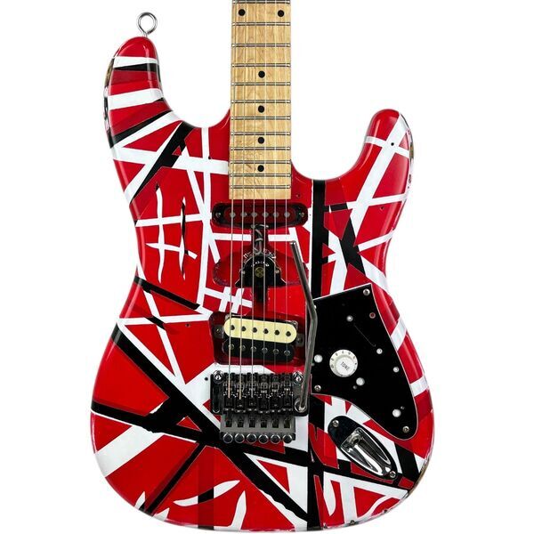 Eddie Van Halen Frankenstein Strat Replica - Red Striped | red, image 1 of 5