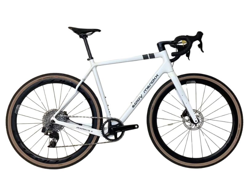 Eddy Merckx Strasbourg C (2025) | diamant | biely | 56 cm | L | Sram Rival | Sram Rival AXS XPLR, image 1 of 4