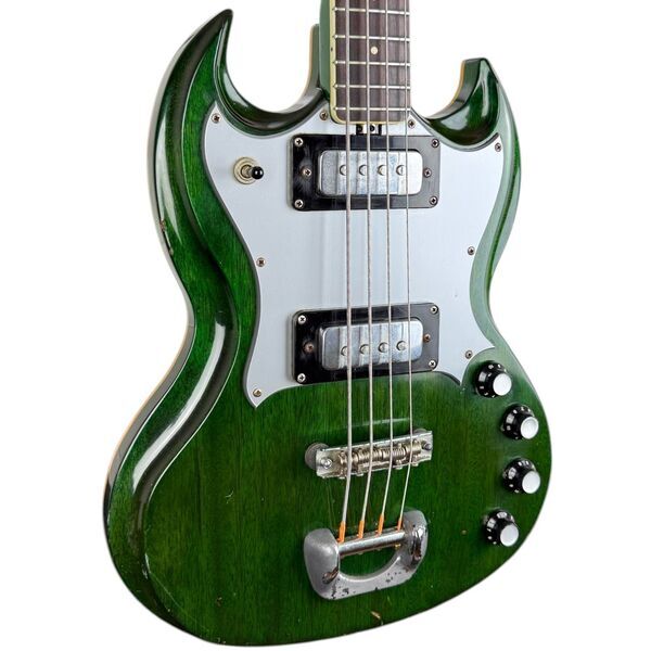 EKO Indy bass 1972 - transparent green | green, image 2 of 5