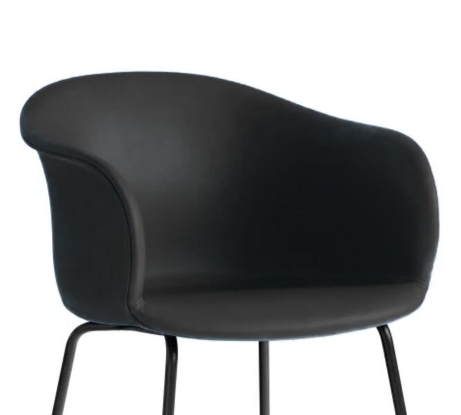 Elefy JH29 armchair leather steel black | black, image 1 of 3