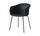 Elefy JH29 armchair leather steel black | black, thumbnail 2 of 3