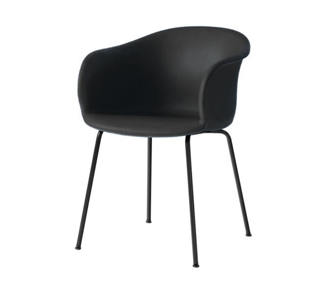 Elefy JH29 armchair leather steel black | black, image 2 of 3