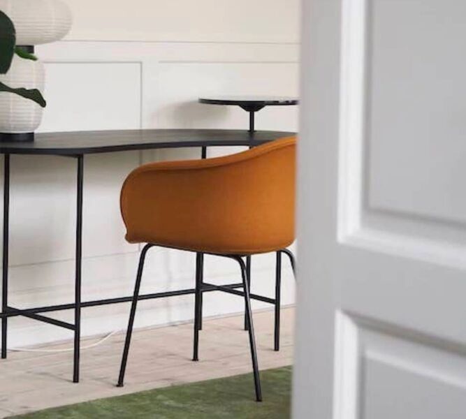 Elefy JH29 armchair leather steel black | black, image 3 of 3
