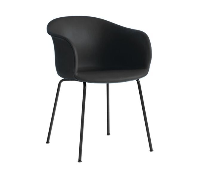 Elefy JH29 tugitool nahk teras must | must, image 1 of 4
