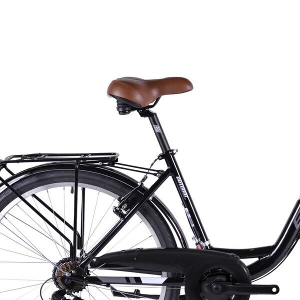 Eleven City Bike (2024) | Tiefeinsteiger | schwarz | 55 cm | L | Shimano Tourney 2