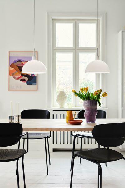 Ellen 30 Pendelleuchte Opal weiss | Weiß, image 1 of 4