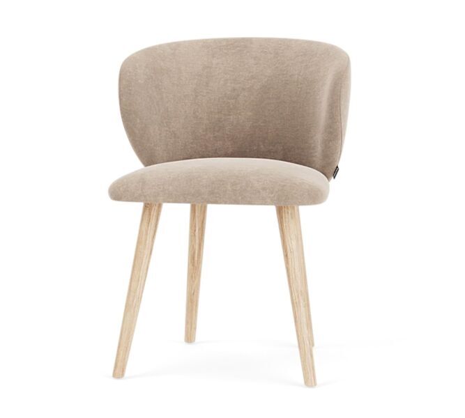 Ellie dining chair Danny Cream | brown, image 2 of 4