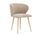Ellie dining chair Danny Cream | brown, thumbnail 3 of 4