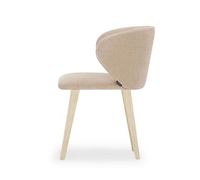 Ellie dining chair Danny Cream | brown, image 4 of 4