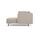 Ellis üheistmeline chaiselongue eemaldatav käetugi Agnes Brown | pruun, thumbnail 1 of 4