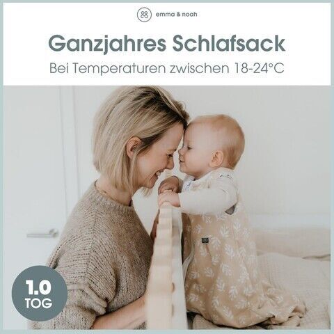 emma & noah TOG 1.0 Schlafsack | Floral Sand 2