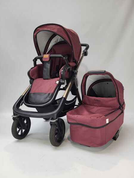 Emmaljunga NXT 90 2-in-1 stroller | grey/purple, image 2 of 5