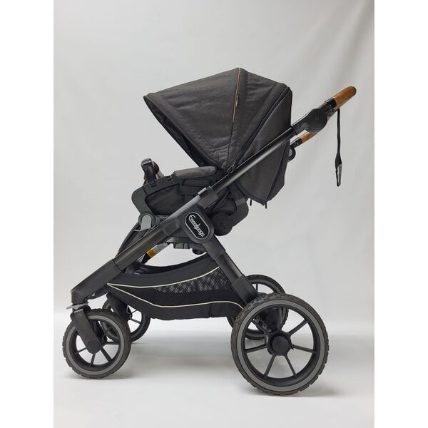 Emmaljunga NXT90 Flat outdoor 2-in-1 stroller | black, image 3 of 5