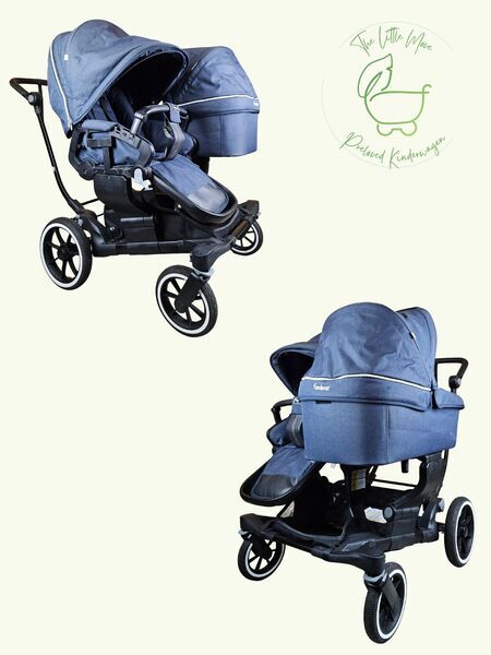 Emmaljunga NXT 90 Geschwisterwagen | black 1